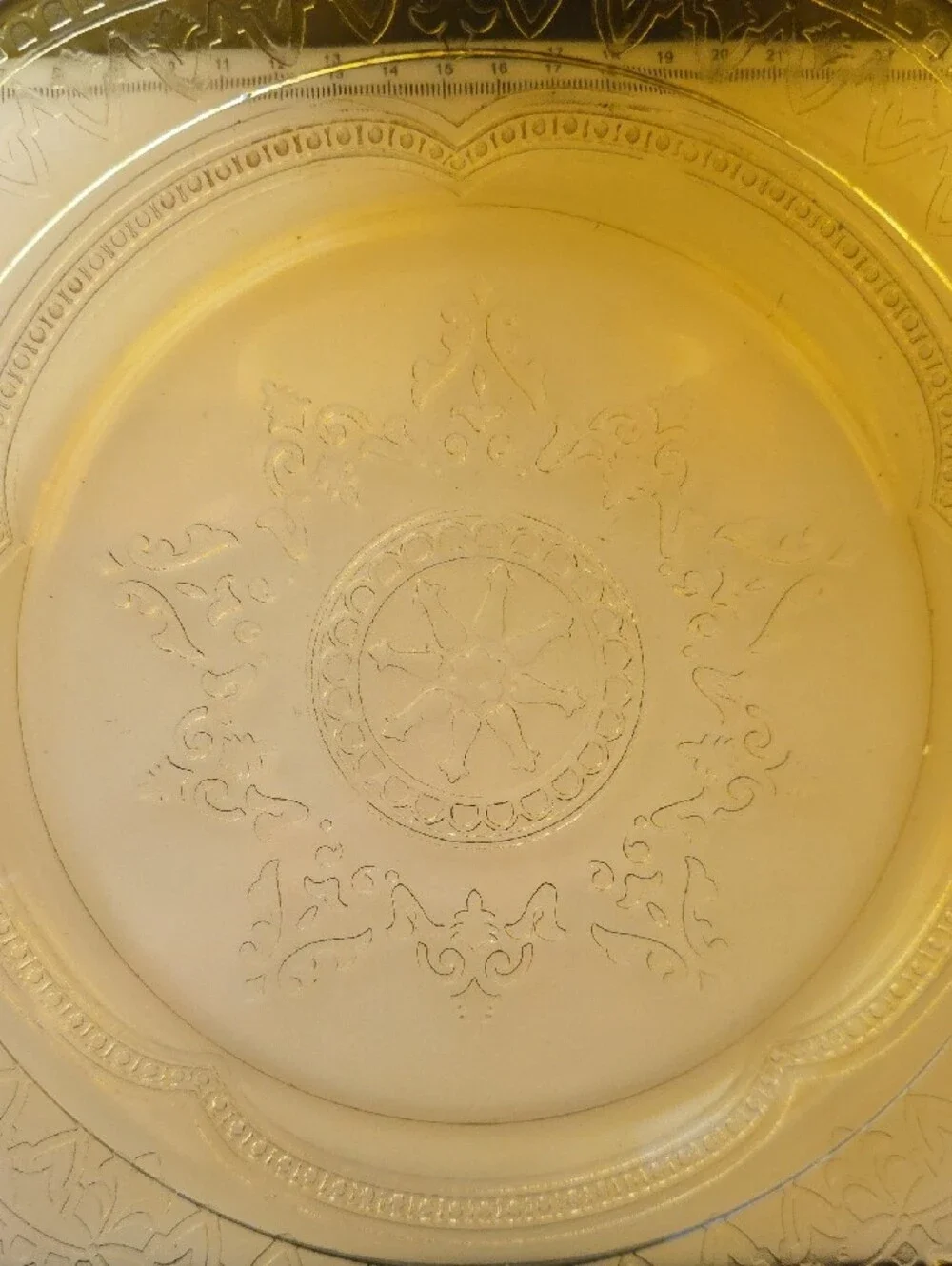 Vintage Federal Glass Patrician or Spoke Pattern